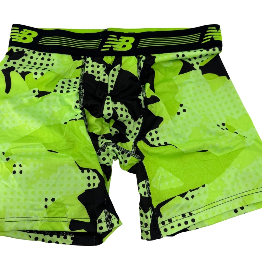 New Balance Men's Boxer Briefs Neon Camo Performance Stretch‎ Size M
